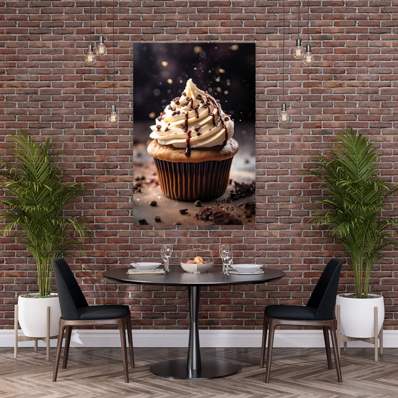 Art mural contemporain Decadent, H 60 po x l 40 po