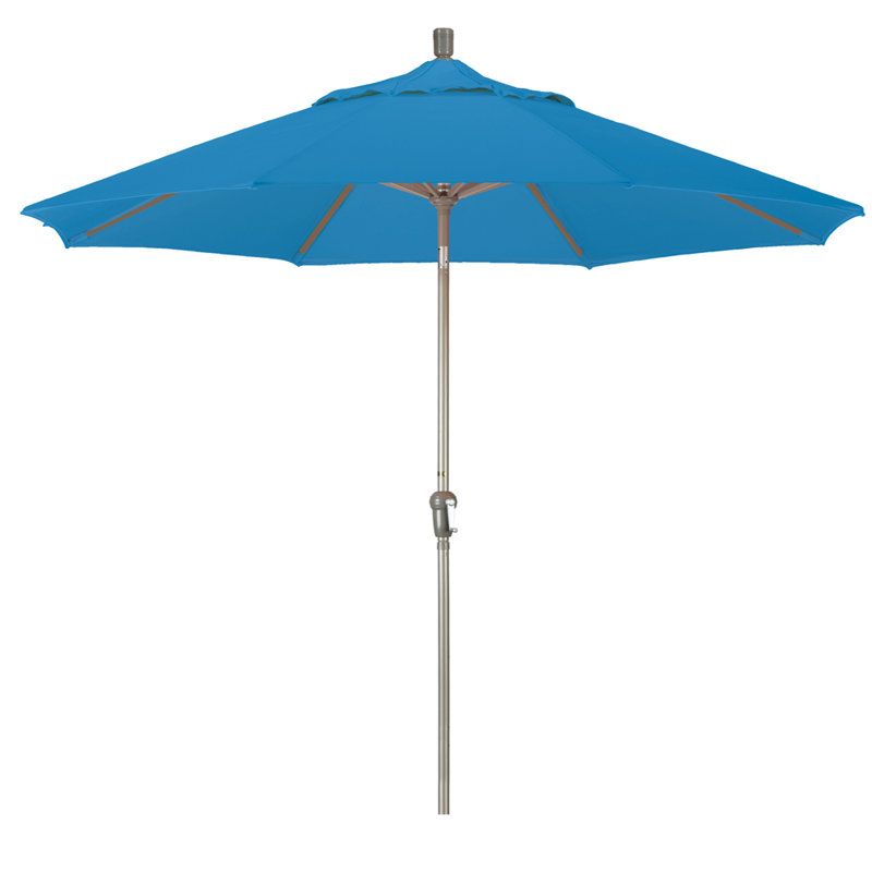 Parasol de marché 9 pi Bryleigh, Tissu performance bleu royal