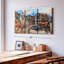 Architecture «German Market Town, reproduction d'art sur toile» sur-98865150