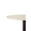 Blend dining table - varnished Microcement top - Off White - Dark Bronze base - round 70/70/76-1808693213