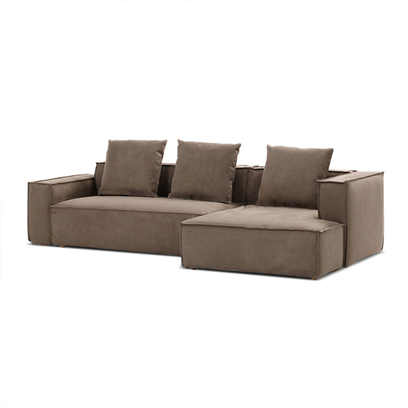 Canapé modulaire 2 pièces rembourré, Orienté à droite
