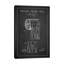Toilet Paper Charcoal Patent Blueprint by Aged Pixel - Floater Frame Print on Canvas-1783718339-1783718353