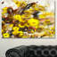 «Yellow Flowers Watercolor Illustration», reproduction sur toile-19408516