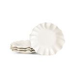 Lotus 4-Piece Salad Plate Set Stoneware