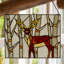 Panneau de vitrail 11 "H Majestic Deer
