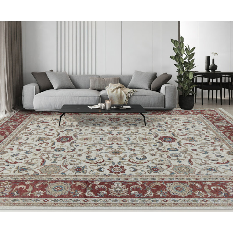 Sultanabad Wool Oriental Area Rug, Rectangle 7'10" x 9'9"