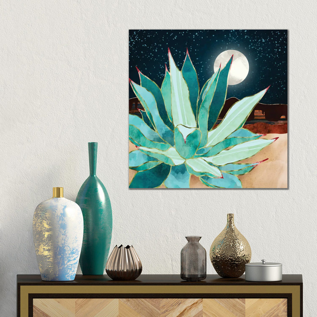 Desert Agave von SpaceFrog Designs - Galerie-verpackte Leinwand Giclée