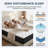 12 Inch Hybrid Mattress - Pocket Springs & Memory Foam, Medium Firm, CertiPUR-US Certified for Cool, Supportive Sleep-541451544-541451525