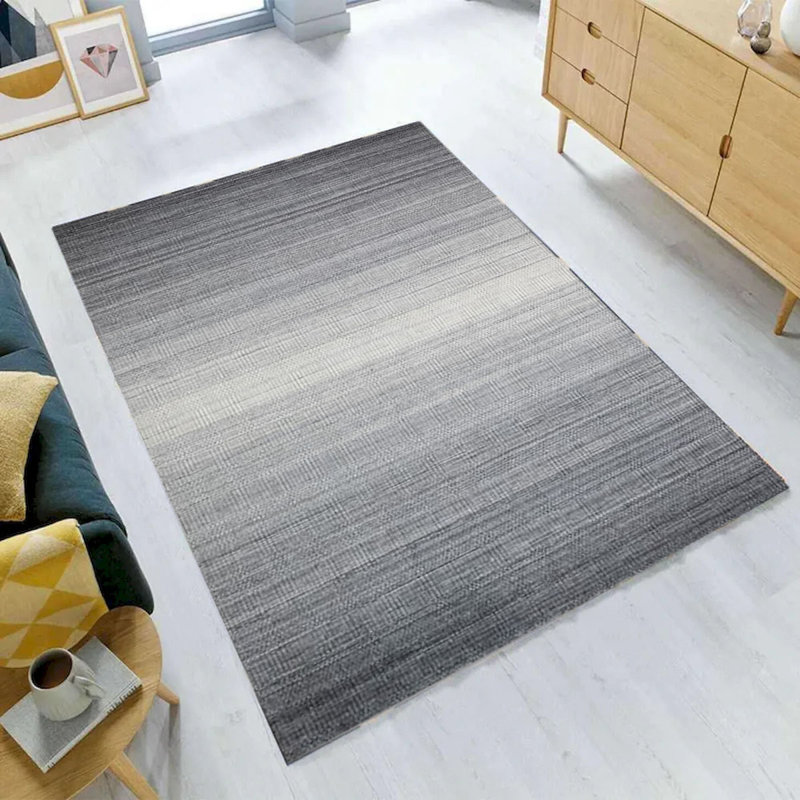 Tapis tissé à la main Celeste I, Rectangle de 5 pi x 8 pi