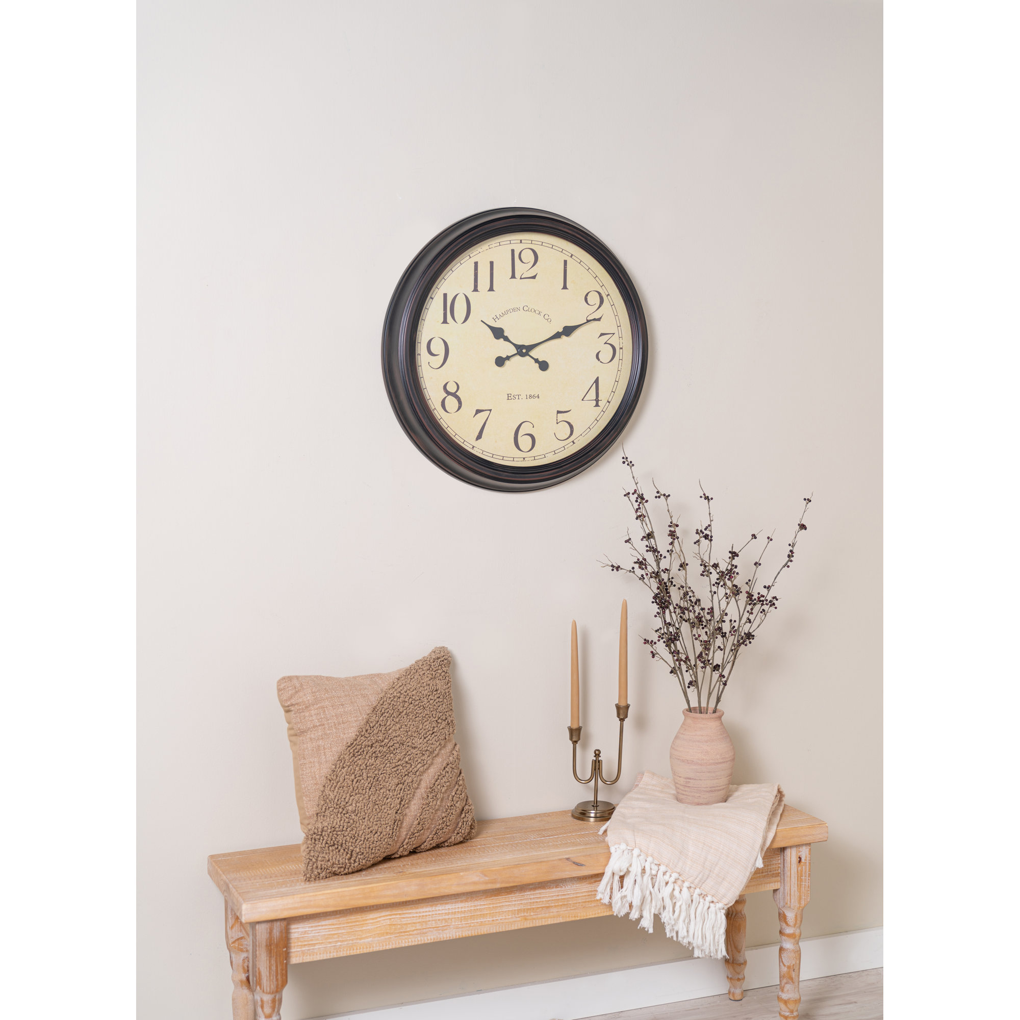Blasford 20.25" Wall Clock