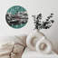 Horloge murale en bois 10 po, mouvement silencieux, à piles (piles AA non incluses), décor artistique, parfait pour les décorations