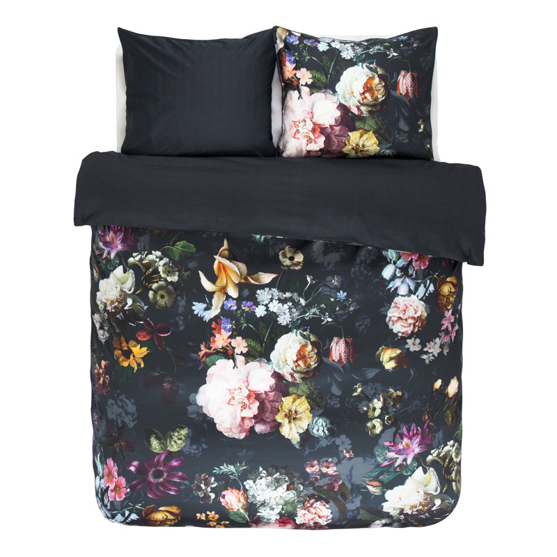 205 TC Reversible Duvet Cover Set, 155 x 220cm Duvet Cover + 1 Pillowcase, Blue