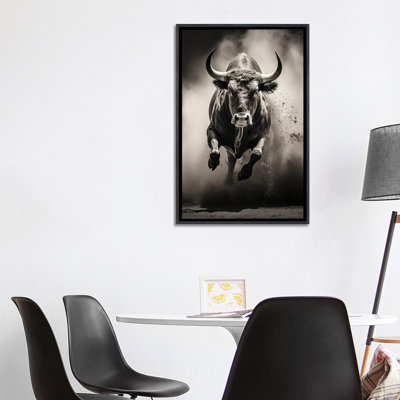 Bull Black - Wall Art Print