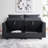 Rudolfina Modular Convertible Sectional Air Leather Loveseat Sofa-95668629