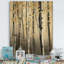 Golden Birch Forest IV - reproduction de chalet sur bois de pin naturel-37113340