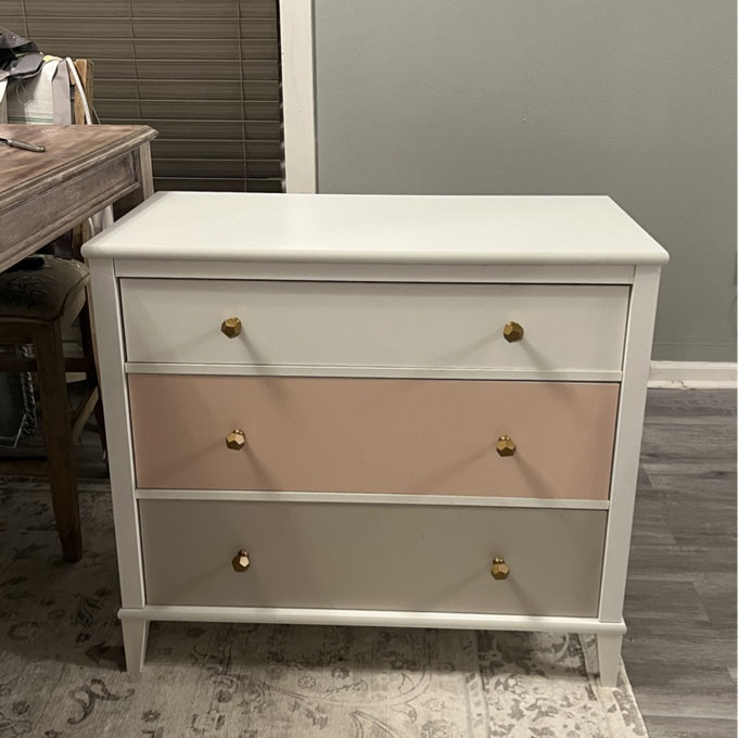 little seeds monarch hill poppy ivory oak 3 drawer dresser Max & Finn Monarch Hill Poppy 3 Drawer Dresser & Reviews