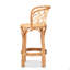 Tabouret de comptoir moderne et contemporain en rotin naturel