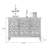 Black Solid Wood Sideboard