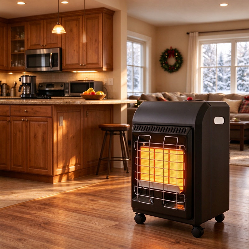 WEIYOUPIN 6000 BTU Propane Cabinet Space Heater