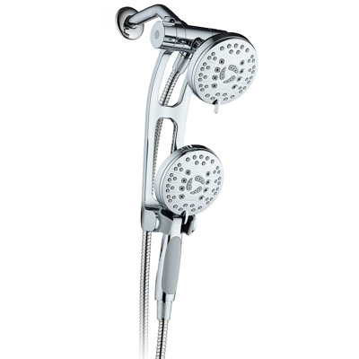 Ultimate 48-Mode High-Pressure 3-Way Shower Combo With Adjustable Extension Arm