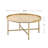 Tray Style Top Round Coffee Table