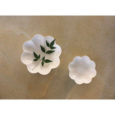 Bol bas 7 po Twig Lotus Blanc