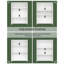 Armoire de salle de bain murale avec miroir, armoire de rangement pour meuble-lavabo avec tablettes réglables