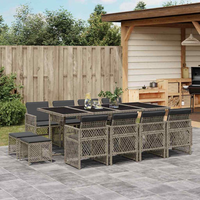 Patio Dining Set with Cushions included