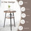 Table de chevet en acier Millsmith-86780337