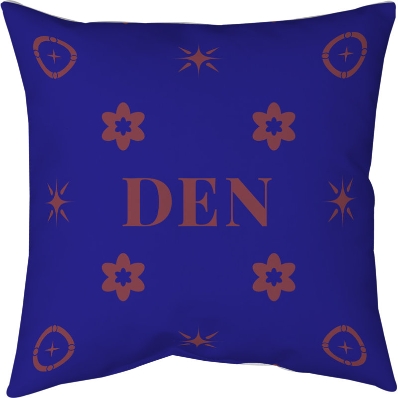 Khieu Basketball Colours Lux Icons Premium Pillow, Red|Navy Blue|, 35 inches x 17.5 inches