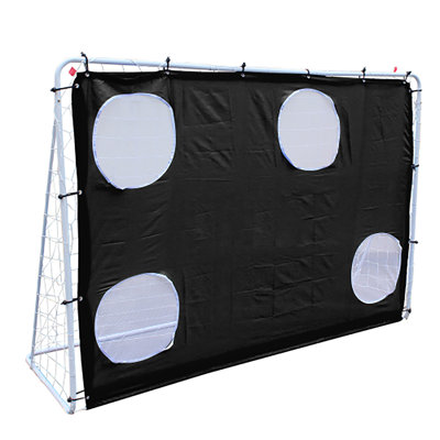 Soccer Goal, 30.0"L x 8.7"W x 3.0"H, Iron, 1 Pc, Black, Product size: 7FT*2.5FT*5FT lager soccer goal Durable