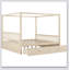 Wooden Canopy Bed With Storage Drawers-403243033-403243044