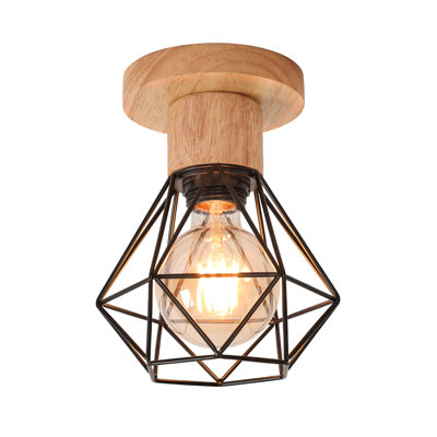 Retro Simple Wrought Iron Flush Mount
