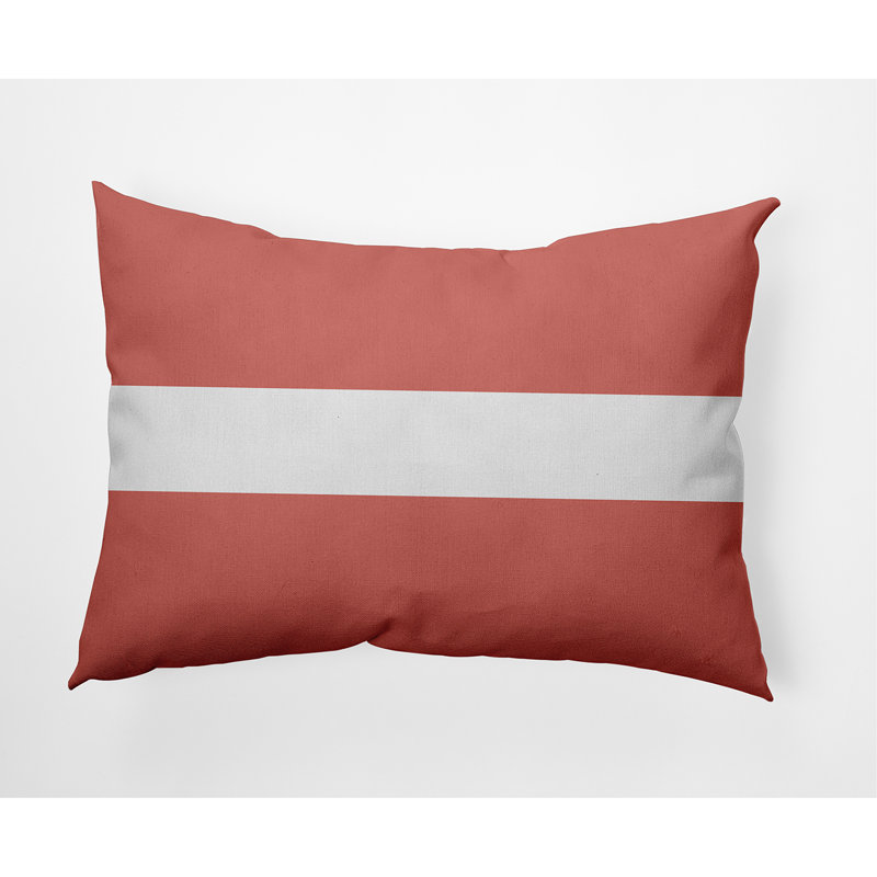 Outdoor Reversible Throw Pillow, 14" x 20, Seed