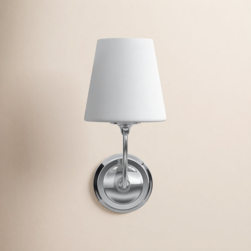 Lane Armed Sconce, Polished Chrome