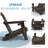 Brown All-Weather HDPE Plastic Folding Adirondack Chair with Cup Holder for Patio & Garden (Set of 2)-476871474-484979592