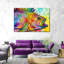 Motif de poisson sur toile-93173550