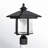 Credle Black 1 -Light 15.25" H Solar Powered Integrated LED Post and Pier Mount Light