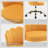 Izdyhaar Velvet Swivel Task Chair with Tufted Back-1617736438