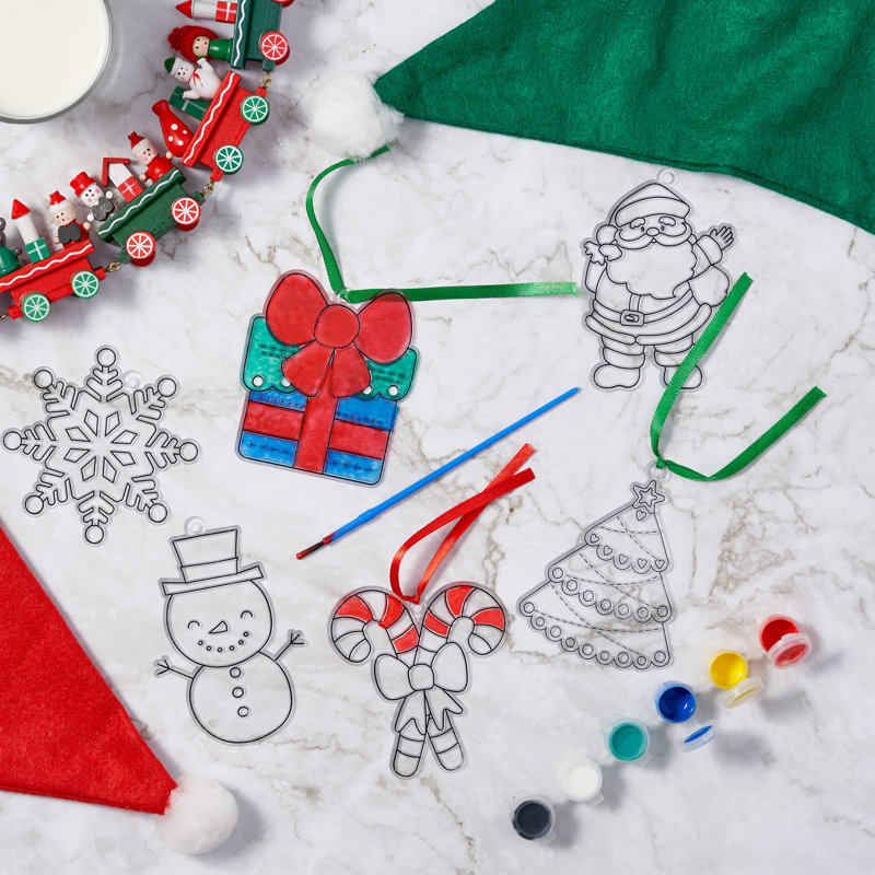 11cm Solid Colour Christmas Holiday Shaped Ornament