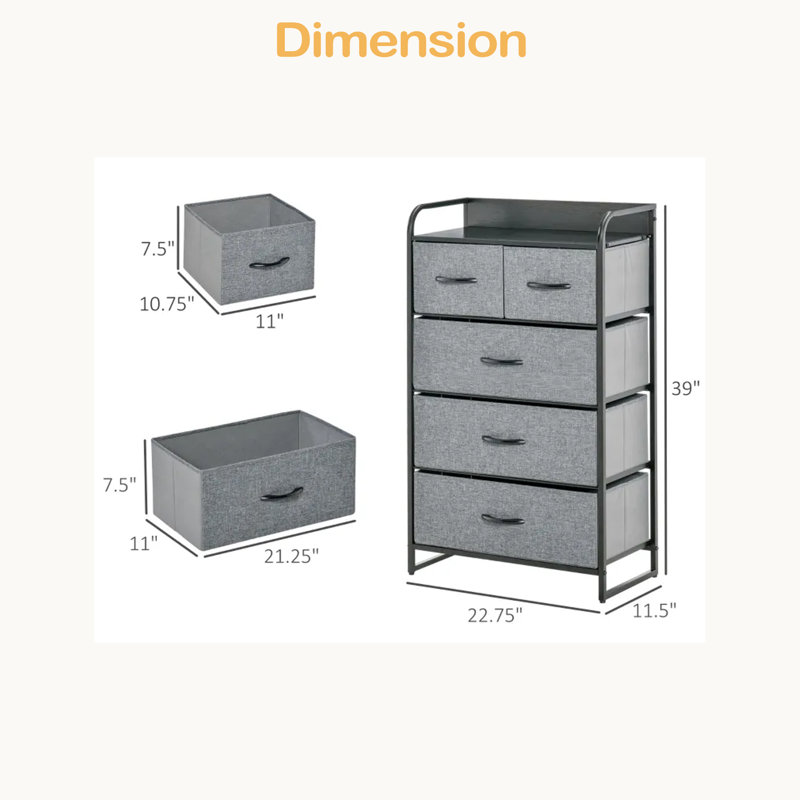 Armoire de rangement à 4 niveaux, organisateur de rangement, tour de commode autoportante, armoire de rangement pour couloir