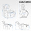 Fauteuil inclinable électrique à moteur Infinity Position-1202250974