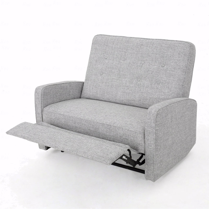 47" Wide Manual Standard With Recliner Function, Light Gray