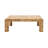Loon Peak Jakus Maple Burl 46" Coffee Table with Wood Modern Design for Living Room Centerpiece