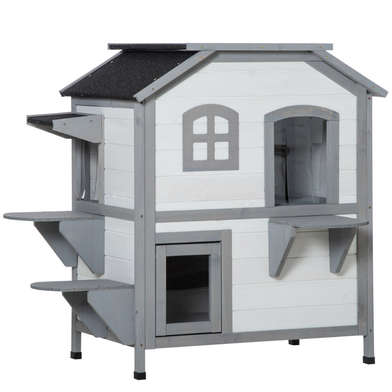 Maison pour chat Elliana, Blanc