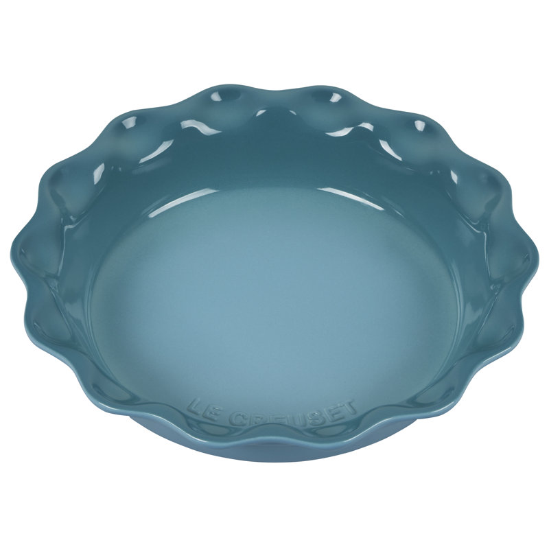 Le Creuset Stoneware 9" Pie Dish, Caribbean
