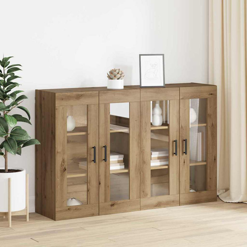 Wall Mounted Cabinets 2 Pcs 69.5 X 34 X 90 Cm, Artisan Oak