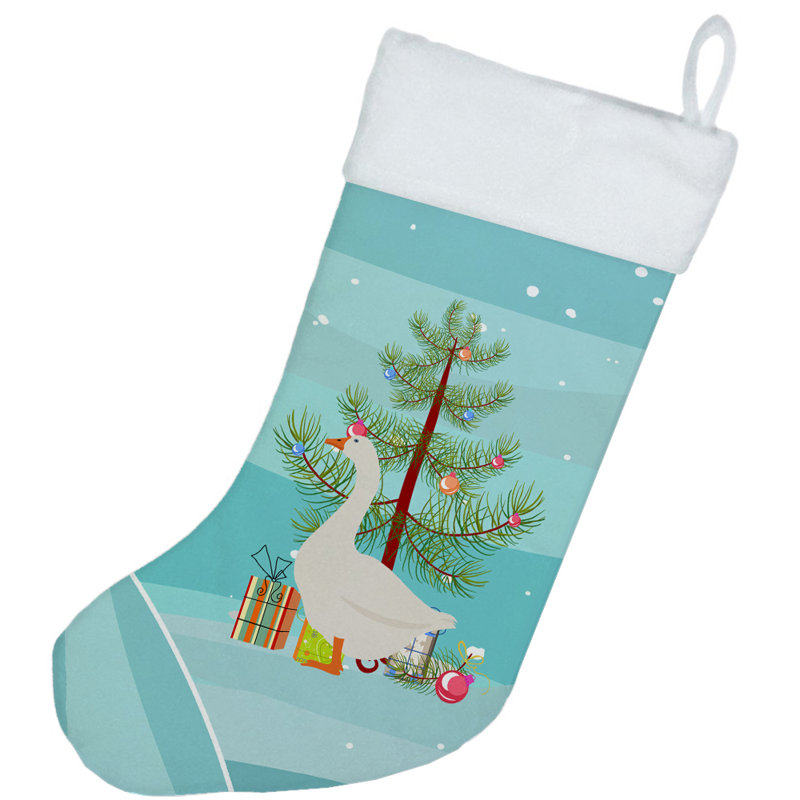 Chaussette de noël oie embden