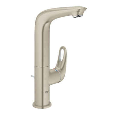 Eurostyle Single Hole Bathroom Faucet with Drain Assembly