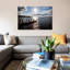 Sunrise at Crooked Lake Conway, Michigan '10 1 Piece Floater Frame Wall Art on Canvas-42160944-89229185